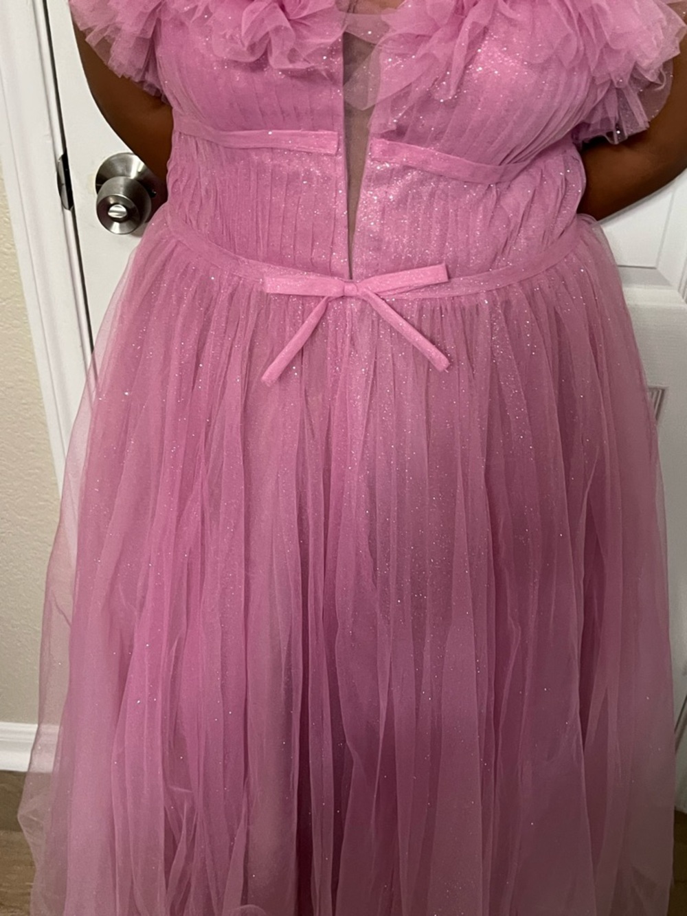 Mac Duggal Pink Ombré Barbie Princess Prom Dress 14 - Picture 6 of 10